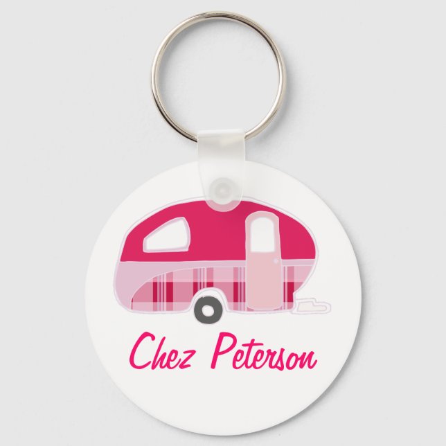 Chaveiro Pingentes Personalizados de Arte Retro para Propri (Frente)