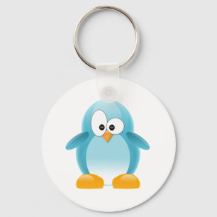Chaveiro Pinguim Azul Cugado