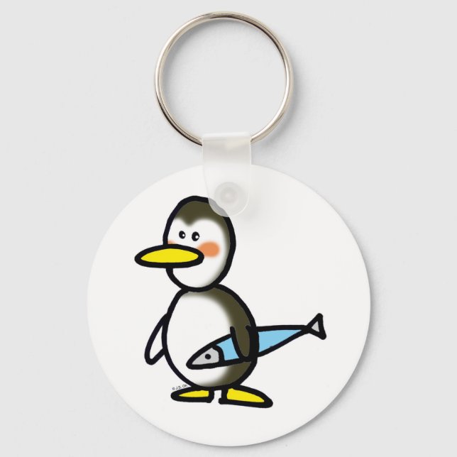Chaveiro Pinguim-de-inverno (Frente)