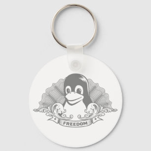 Chaveiro Pinguim de Tux - (Linux, Open Source, Copyleft,