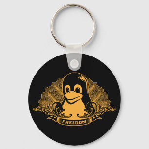 Chaveiro Pinguim de Tux - (Linux, Open Source, Copyleft,
