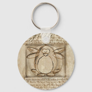 Chaveiro Pinguim de Vitruvian
