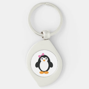 Chaveiro Pinguim Garota Bonita