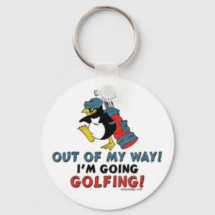Chaveiro Pinguim Golfing