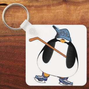 Chaveiro Pinguim Hockey