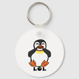 Chaveiro Pinguim Rindo LOL