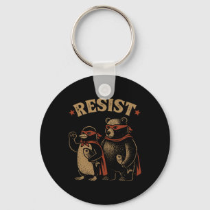 Chaveiro Pinguim Urso Pinguim Para Cima Resiste Pinguins En