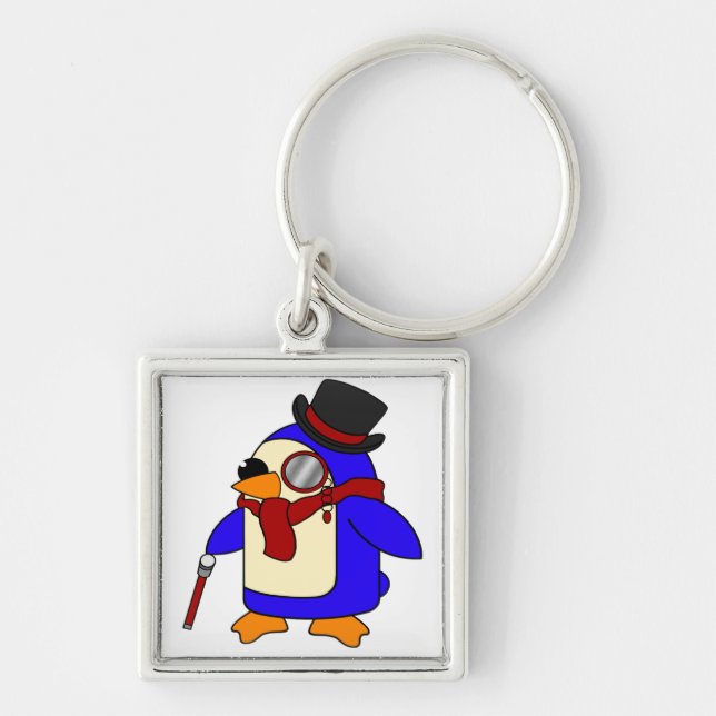 Chaveiro Pinguim vermelho (Frente)