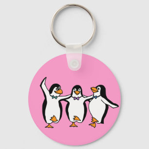 Chaveiro Pinguins Dançantes