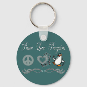 Chaveiro Pinguins do amor da paz