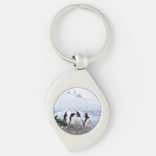 Chaveiro Pinguins na Antártica