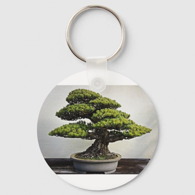 Chaveiro Pinheiro branco japonês Bonsai (Frente)