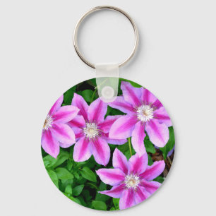 Chaveiro Pink Clematis e wilégano