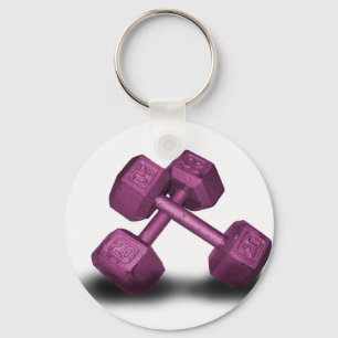 Chaveiro Pink Dumbbells Merchandise