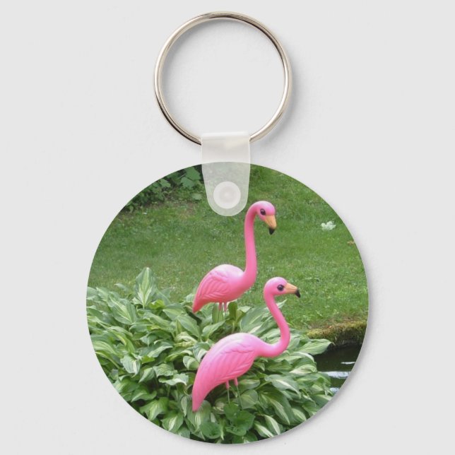 Chaveiro PINK FLAMINGOS (Frente)