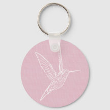 Pink & White Hummingbird
