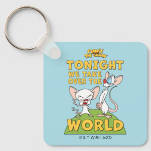 Chaveiro Pinky e o Cérebro Assumir O Mundo