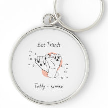 Pinky Swear Com Nome Personalizado Melhor Amigo