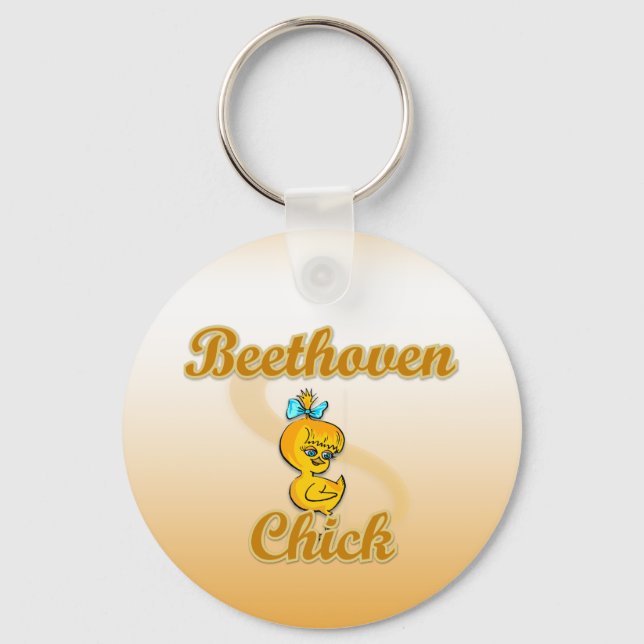 Chaveiro Pintinho Beethoven (Frente)