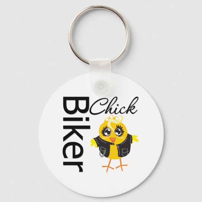 Chaveiro Pintinho Biker (Frente)