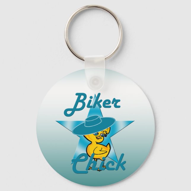 Chaveiro Pintinho Biker nº 7 (Frente)