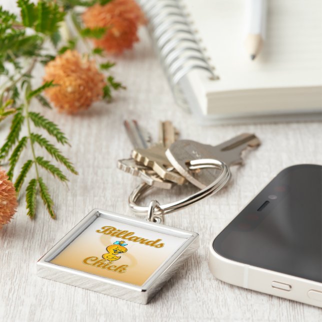 Chaveiro Pintinho Billiards (Lateral)