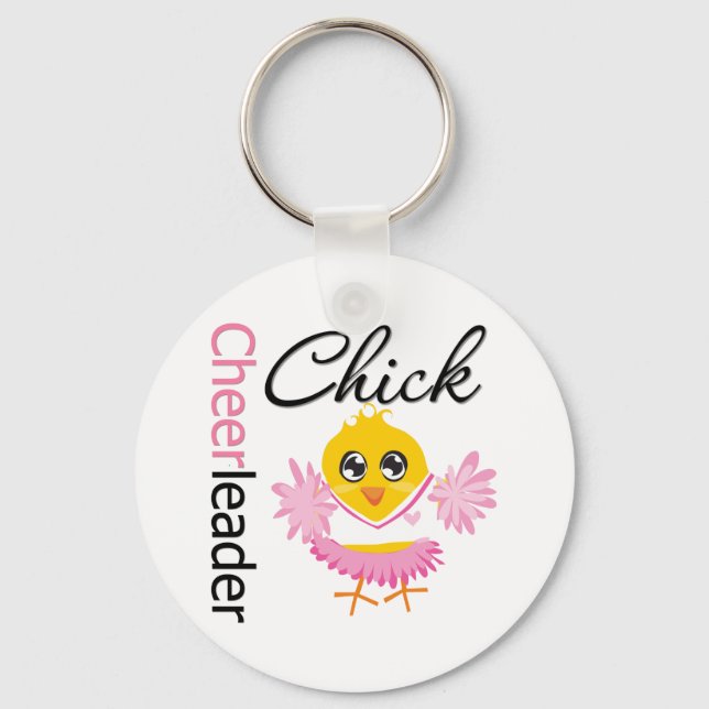 Chaveiro Pintinho cheerleader (Frente)