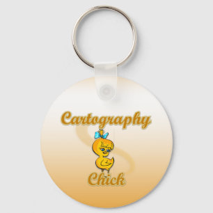 Chaveiro Pintinho de cartografia