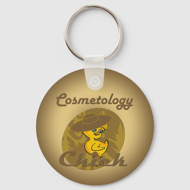 Chaveiro Pintinho de cosmetologia nº 6 (Frente)