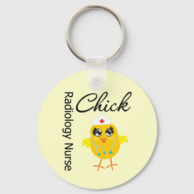 Chaveiro Pintinho de Enfermeiro Radiológico v1 (Frente)