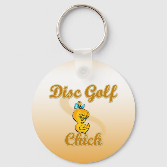 Chaveiro Pintinho de Golf de Disco (Frente)