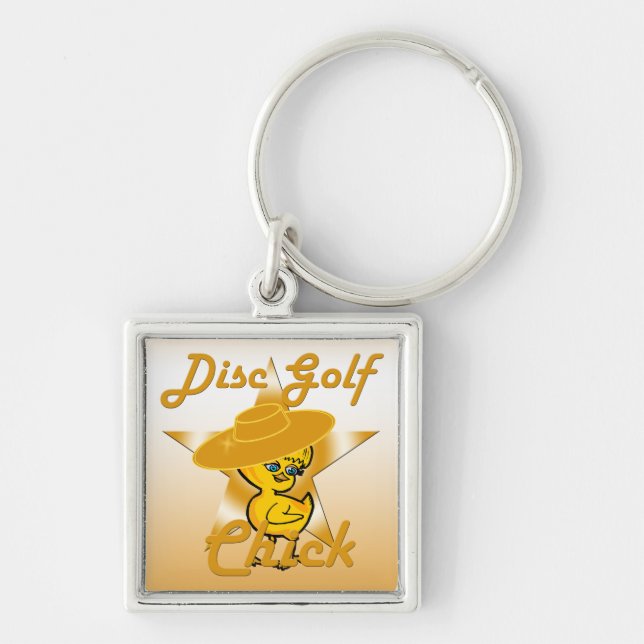 Chaveiro Pintinho de Golf de Disco nº 10 (Frente)