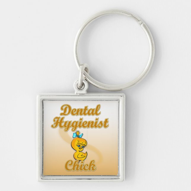 Chaveiro Pintinho de Higienista Dental (Frente)