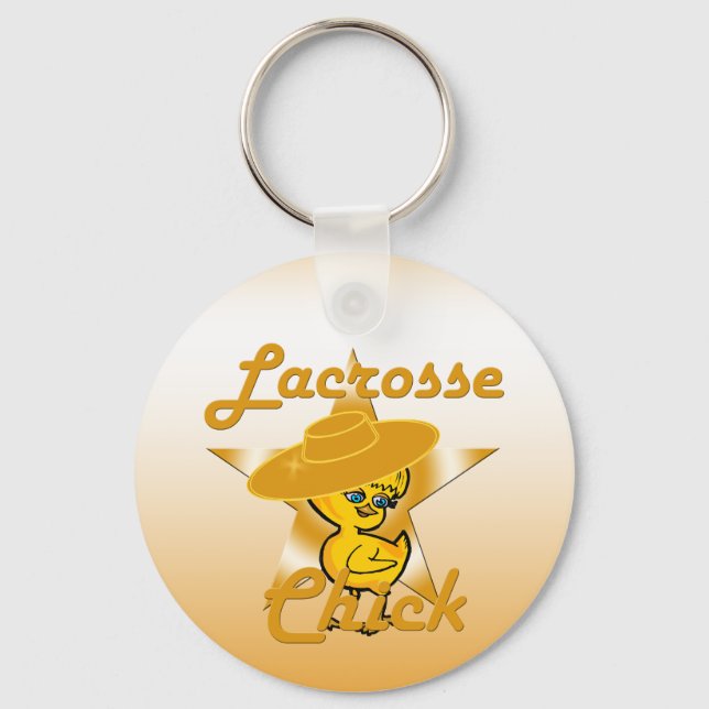 Chaveiro Pintinho de Lacrosse (Frente)