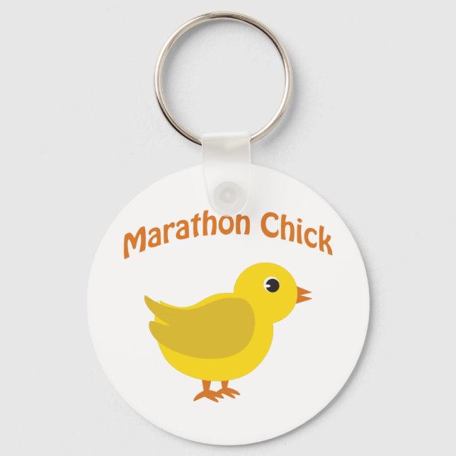 Chaveiro Pintinho de maratona (Frente)