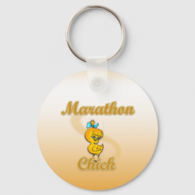 Chaveiro Pintinho de maratona (Frente)