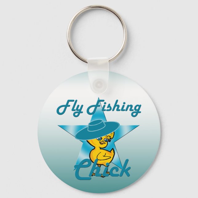 Chaveiro Pintinho de Pesca de Voo nº 7 (Frente)