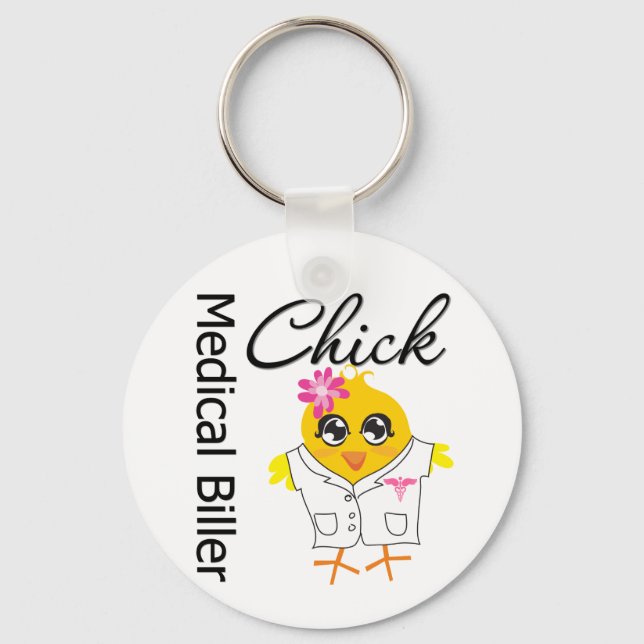 Chaveiro Pintinho de preenchimento médico (Frente)