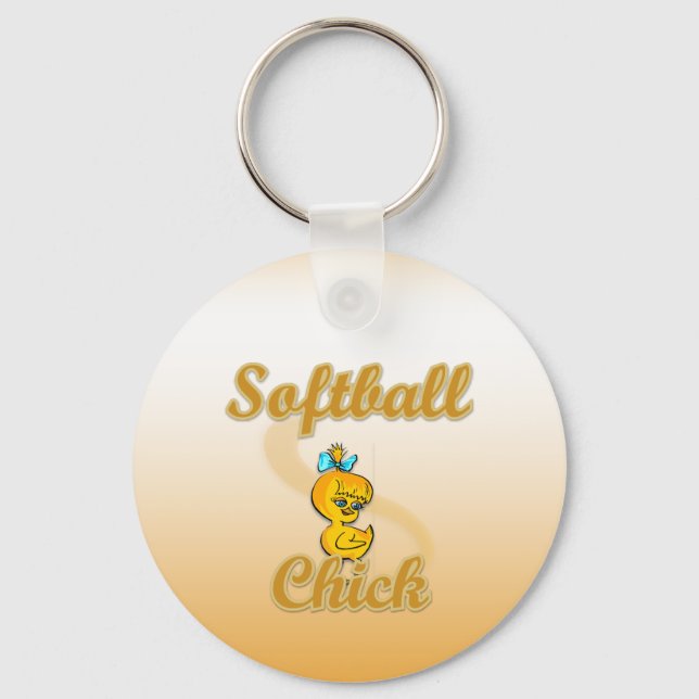 Chaveiro Pintinho de Softball (Frente)