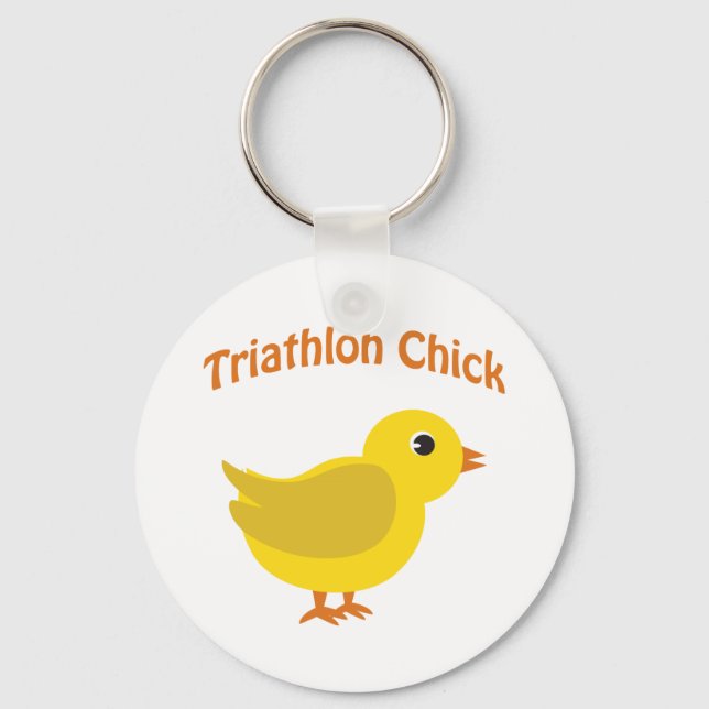 Chaveiro Pintinho de Triathlon (Frente)