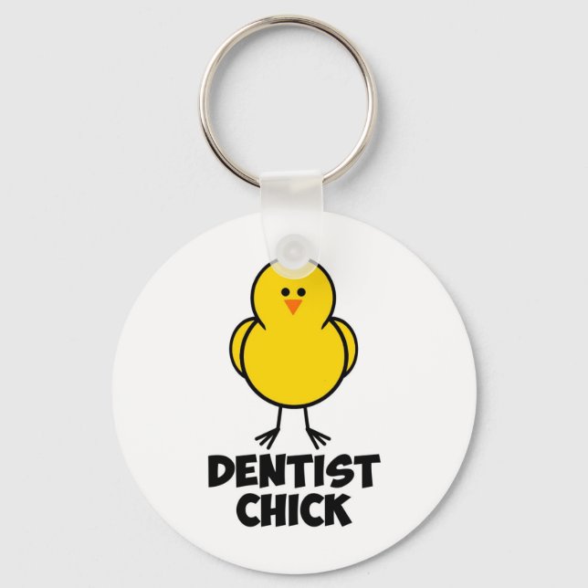 Chaveiro Pintinho Dentista (Frente)