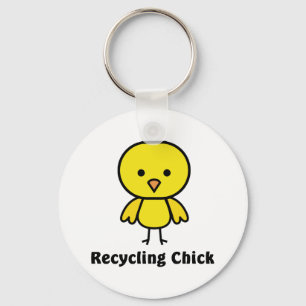 Chaveiro Pintinho do reciclagem