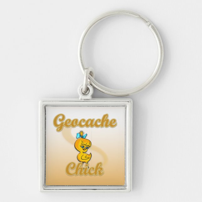 Chaveiro Pintinho Geocache (Frente)