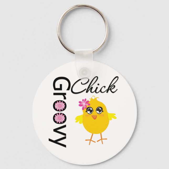 Chaveiro Pintinho Groovy (Frente)