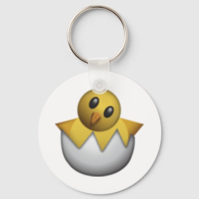 Chaveiro Pintinho Hatching - Emoji (Frente)