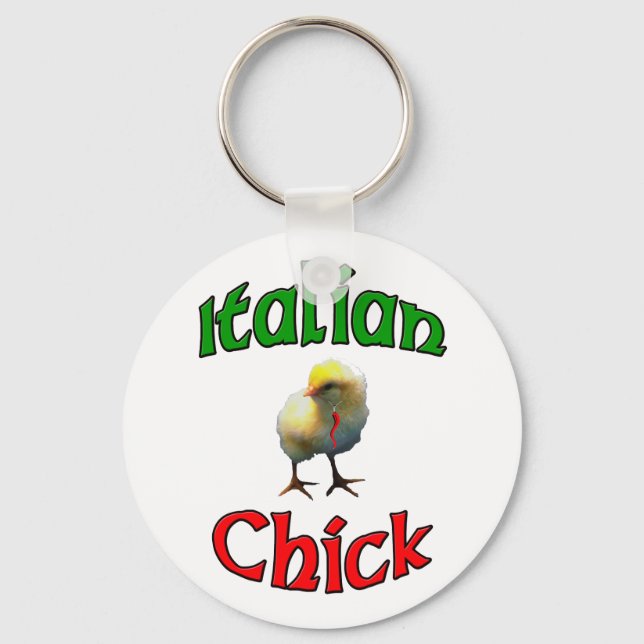Chaveiro Pintinho Italiano com Corno (Frente)