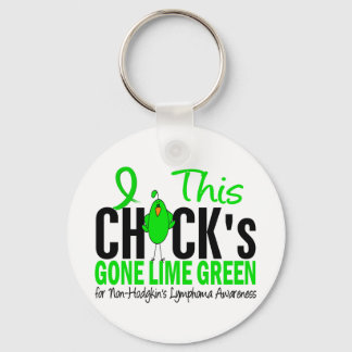 Chaveiro Pintinho LYMPHOMA NÃO-HODGKINS SAIU Verde limão