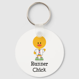 Chaveiro Pintinho Runner Peace Love 13.1 Key Chain