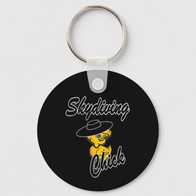 Chaveiro Pintinho Skydiving nº 4 (Frente)