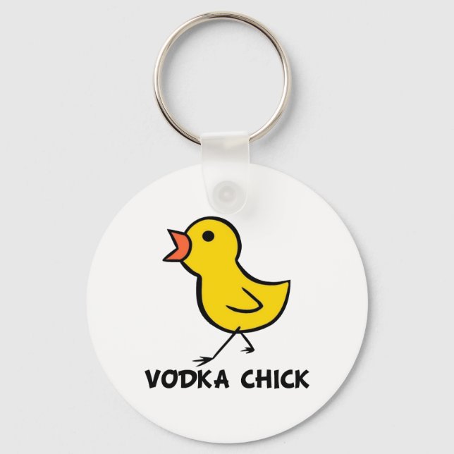 Chaveiro Pintinho Vodka (Frente)